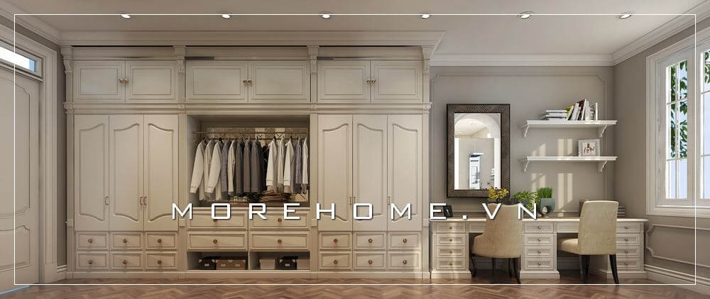 Tủ quần áo biệt thự